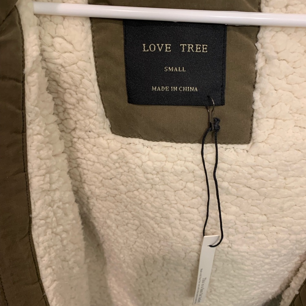 NWT Love Tree Olive Green Jacket - Picture 11 of 11